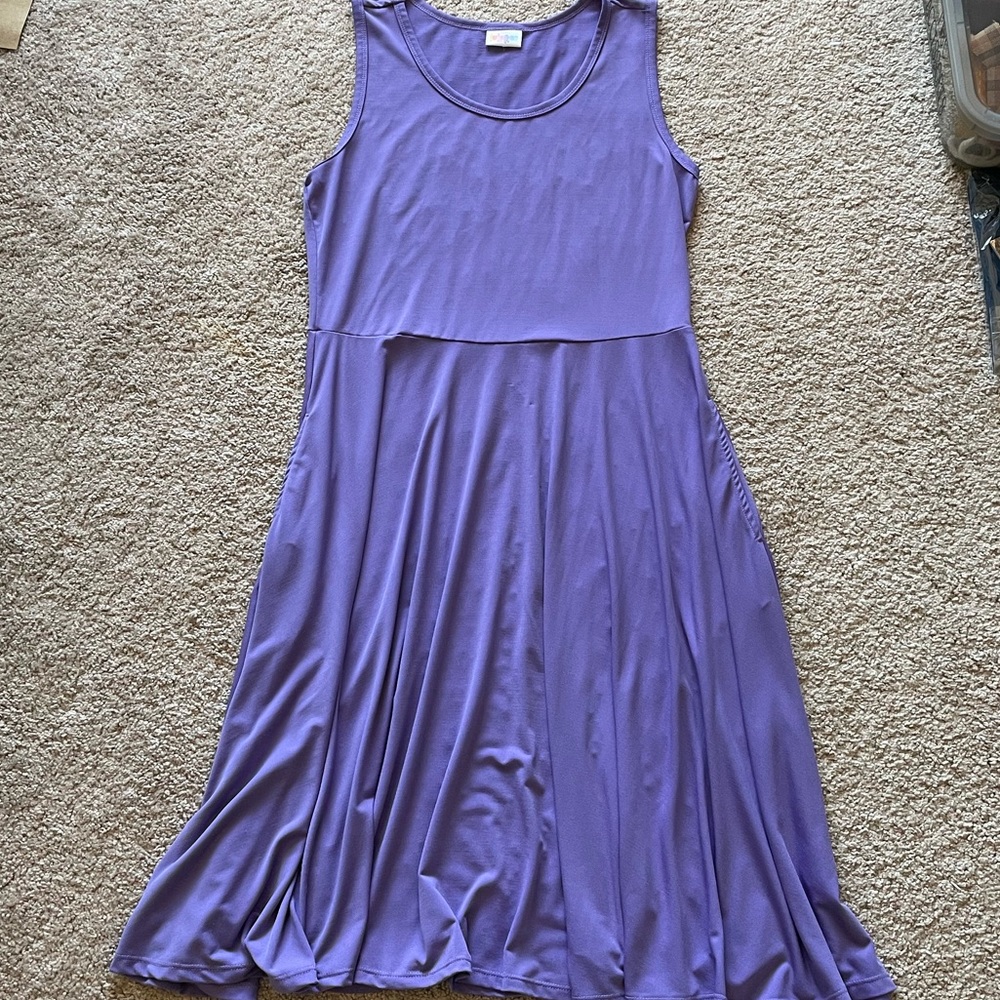 💜LulaRoe Nicki Fit & Flare Dress w/POCKETS